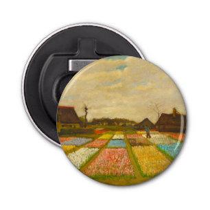 Vincent van Gogh Flower Beds in Holland Bottle Opener
