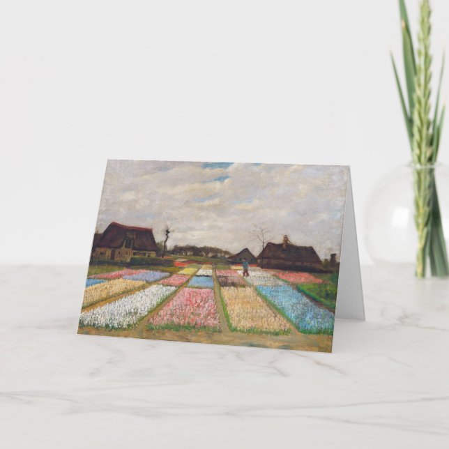 Vincent van Gogh - Flower Beds in Holland Card (Front)