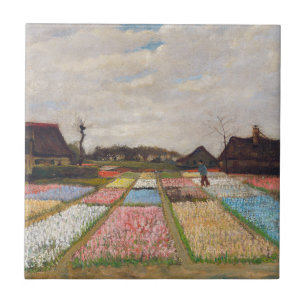 Vincent van Gogh - Flower Beds in Holland Ceramic Tile