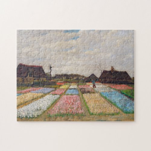 Vincent van Gogh _ Flower Beds in Holland Jigsaw Puzzle
