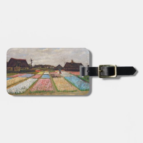 Vincent van Gogh _ Flower Beds in Holland Luggage Tag