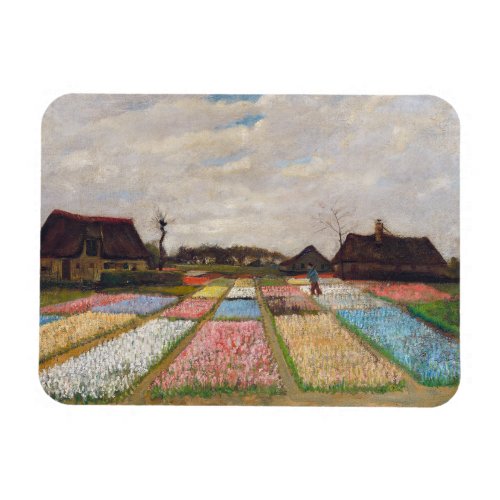 Vincent van Gogh _ Flower Beds in Holland Magnet
