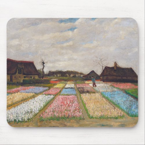 Vincent van Gogh _ Flower Beds in Holland Mouse Pad