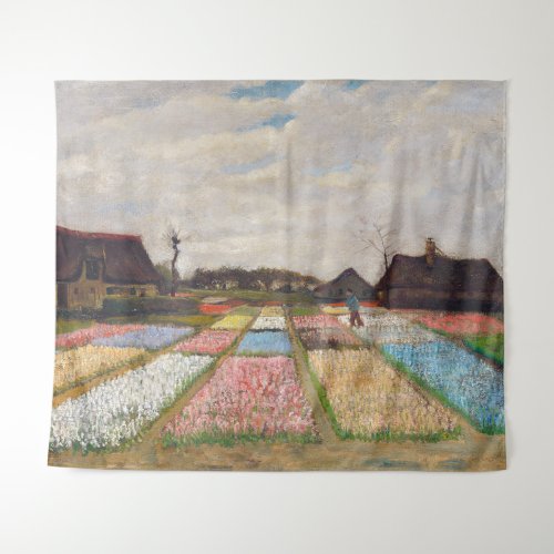 Vincent van Gogh _ Flower Beds in Holland Tapestry