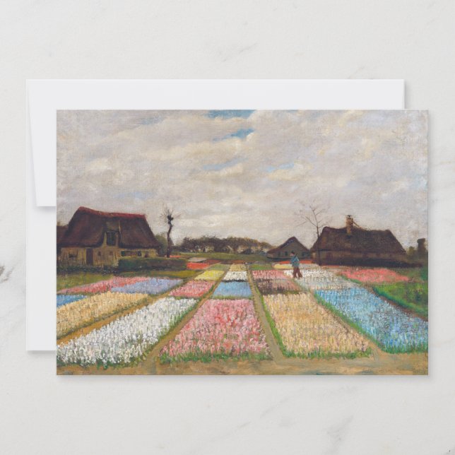 Vincent van Gogh - Flower Beds in Holland Thank You Card (Front)