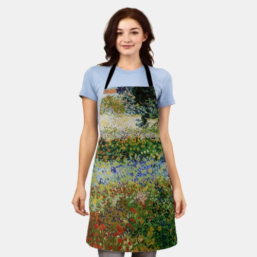 Vincent van Gogh _ Flowering Garden Apron