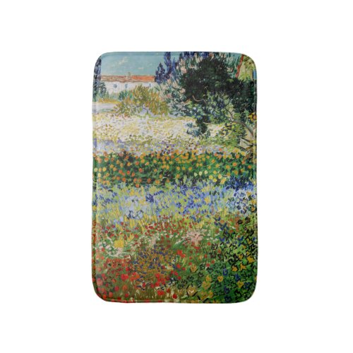 Vincent van Gogh _ Flowering Garden Bath Mat