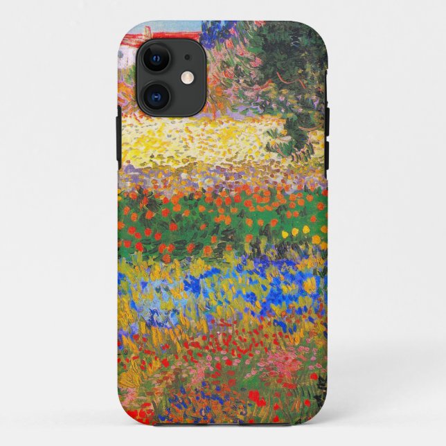 Vincent Van Gogh Flowering Garden Case-Mate iPhone Case (Back)