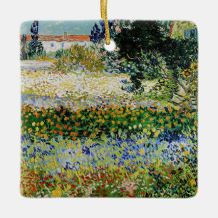 Vincent van Gogh - Flowering Garden Ceramic Ornament