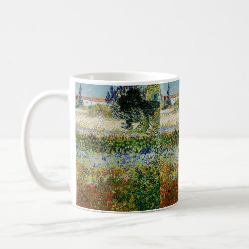 Vincent van Gogh _ Flowering Garden Coffee Mug