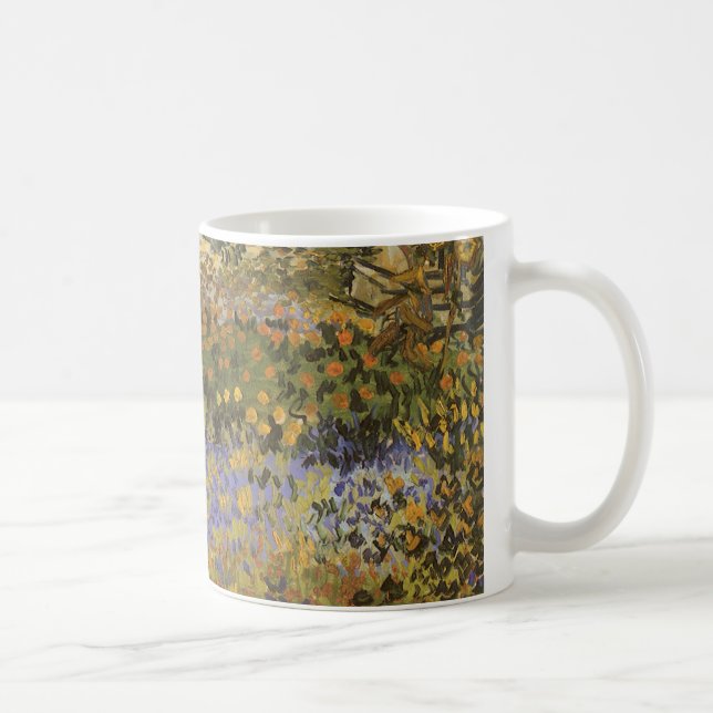 Vincent van Gogh - Flowering Garden Coffee Mug (Right)