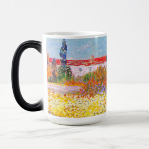 Vincent Van Gogh Flowering Garden Color Morph Mug
