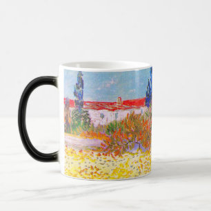 Vincent Van Gogh Flowering Garden Color Morph Mug