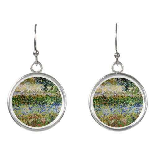 Vincent van Gogh _ Flowering Garden Earrings