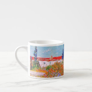 Vincent Van Gogh Flowering Garden Espresso Cup
