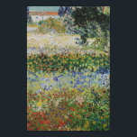 Vincent van Gogh - Flowering Garden Faux Canvas Print<br><div class="desc">Flowering Garden - Vincent van Gogh,  Oil on Canvas,  1888,  Arles</div>
