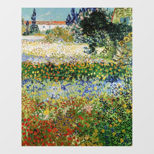 Vincent van Gogh _ Flowering Garden Floor Decals