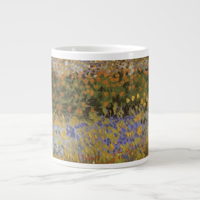 Vincent van Gogh - Flowering Garden Large Coffee Mug (Front)