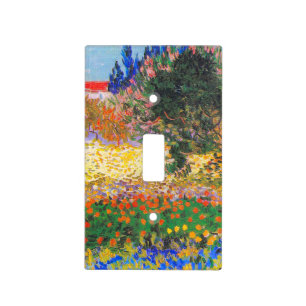 Vincent Van Gogh Flowering Garden Light Switch Cover