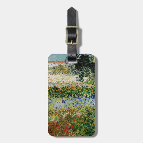 Vincent van Gogh _ Flowering Garden Luggage Tag