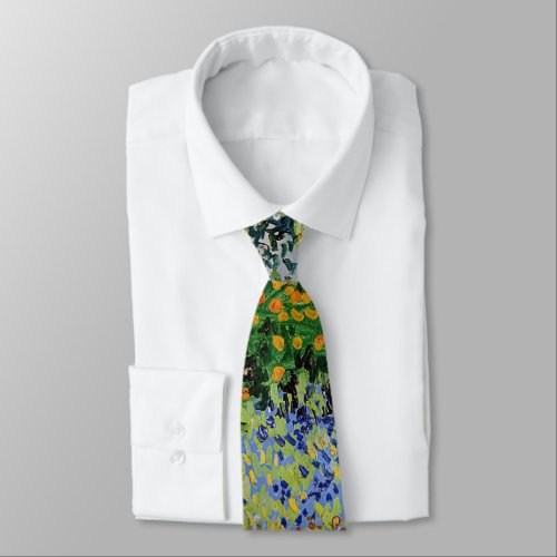 Vincent van Gogh _ Flowering Garden Neck Tie