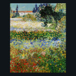 Vincent van Gogh - Flowering Garden Photo Print<br><div class="desc">Flowering Garden - Vincent van Gogh,  Oil on Canvas,  1888,  Arles</div>