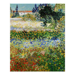 Vincent van Gogh - Flowering Garden Photo Print