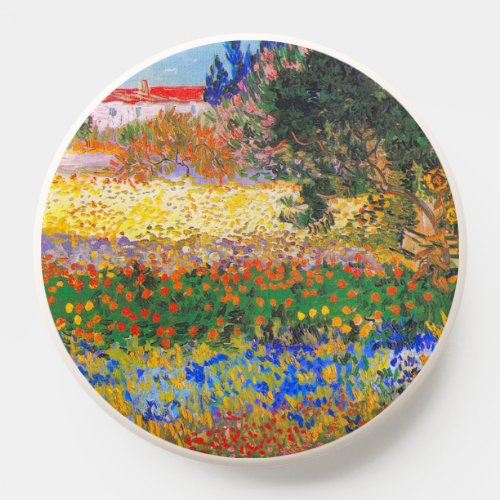 Vincent Van Gogh Flowering Garden PopSocket
