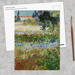 Vincent van Gogh - Flowering Garden Postcard