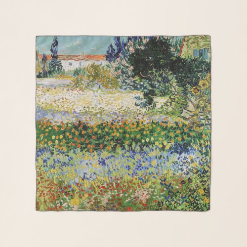 Vincent van Gogh _ Flowering Garden Scarf