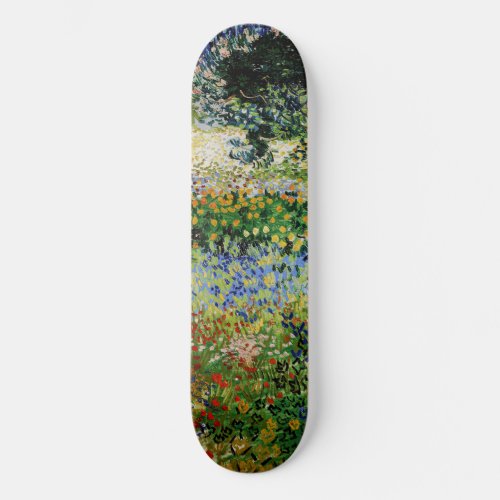 Vincent van Gogh _ Flowering Garden Skateboard