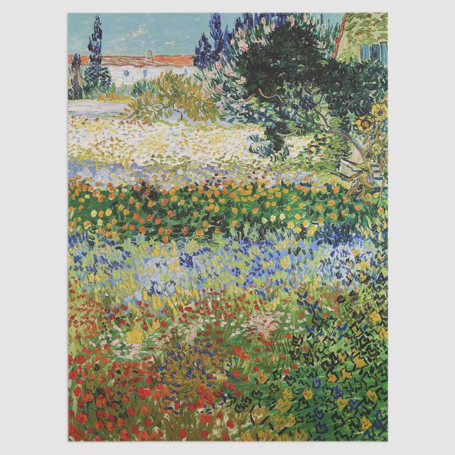 Vincent van Gogh - Flowering Garden Tissue Paper (Creator Uploaded)