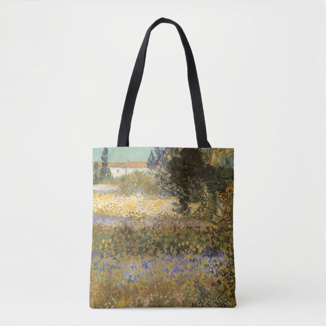 Vincent van Gogh - Flowering Garden Tote Bag (Front)