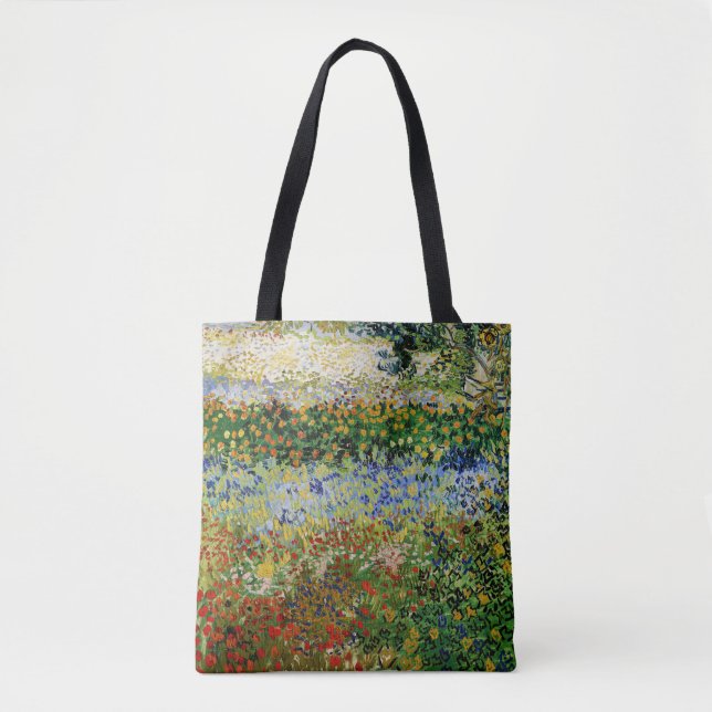 Vincent van Gogh - Flowering Garden Tote Bag (Front)