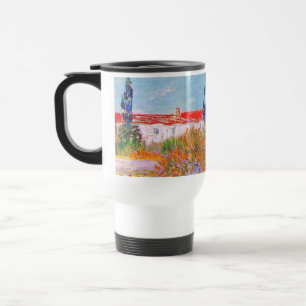 Vincent Van Gogh Flowering Garden Travel Mug