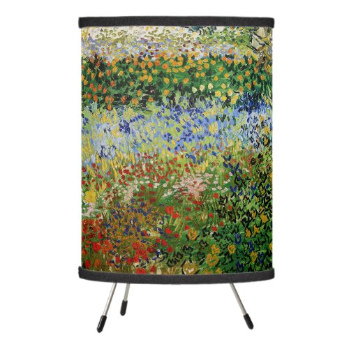 Vincent van Gogh _ Flowering Garden Tripod Lamp