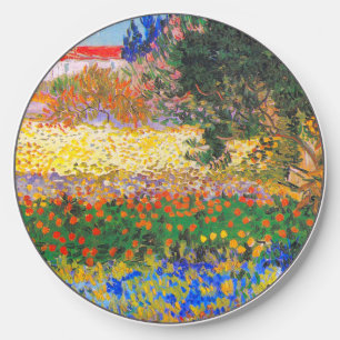 Vincent Van Gogh Flowering Garden Wireless Charger