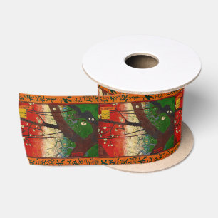 Vincent van Gogh - Flowering Plum Orchard Satin Ribbon
