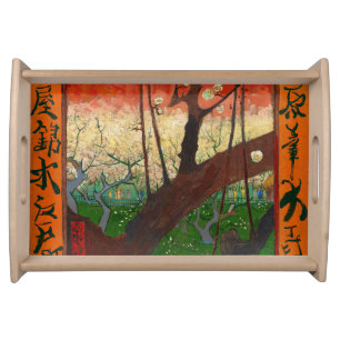 Vincent van Gogh - Flowering Plum Orchard Serving Tray