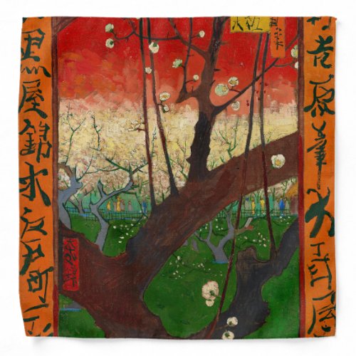 Vincent van Gogh _ Flowering Plum Tree Bandana