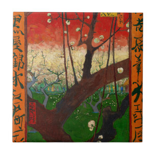 Vincent van Gogh - Flowering Plum Tree Ceramic Tile