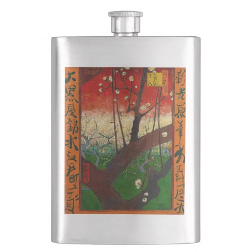 Vincent van Gogh _ Flowering Plum Tree Flask