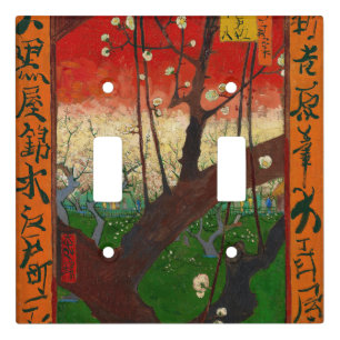 Vincent van Gogh - Flowering Plum Tree Light Switch Cover