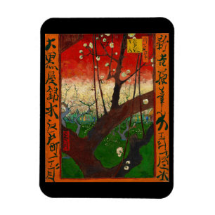 Vincent van Gogh - Flowering Plum Tree Magnet