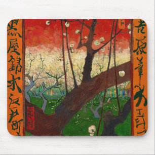 Vincent van Gogh - Flowering Plum Tree Mouse Pad