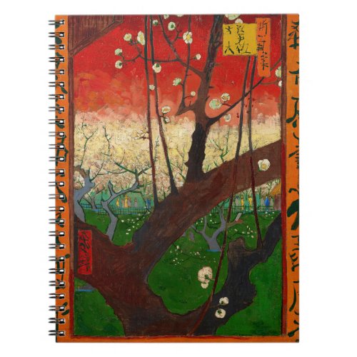 Vincent van Gogh _ Flowering Plum Tree Notebook