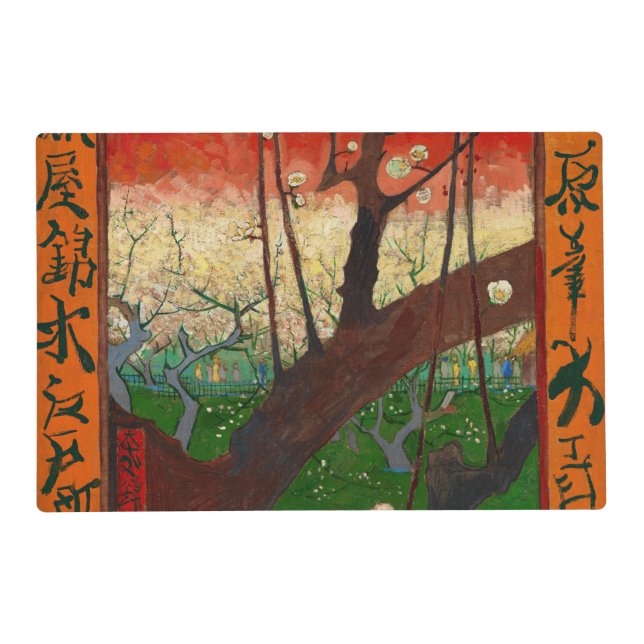 Vincent van Gogh - Flowering Plum Tree Placemat (Front)