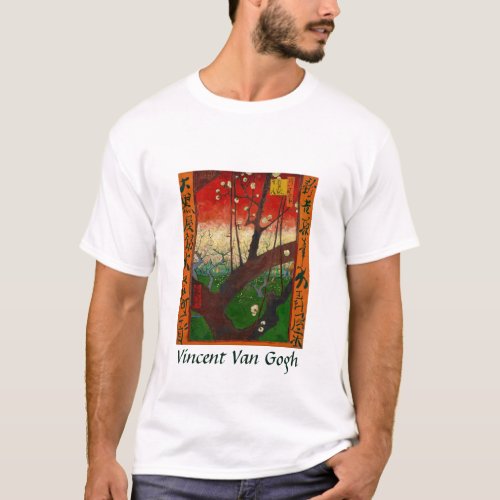 Vincent van Gogh _ Flowering Plum Tree T_Shirt