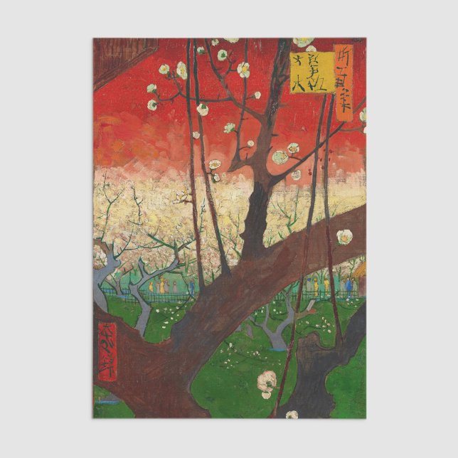 Vincent van Gogh - Flowering Plum Tree Tissue Paper (Creator Uploaded)