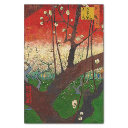 Vincent van Gogh _ Flowering Plum Tree Tissue Paper